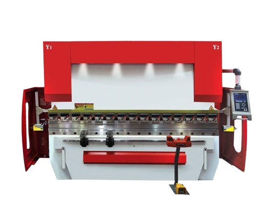 High-performance fully CNC plate bending machine with streamlined design